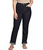 NYDJ Plus Size Marilyn Straight Leg Triple Stitching Jeans - Image 5