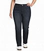 NYDJ Plus Size Marilyn Stretch Denim Lift Tuck® Technology Straight Leg Jeans - Image 1