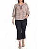 NYDJ Plus Size Monica Kick Flare Crop Jeans - Image 3