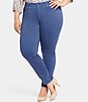 Color:Deja Blue - Image 1 - Plus Size Sheri Slim Jeans