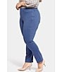 Color:Deja Blue - Image 3 - Plus Size Sheri Slim Jeans