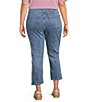 NYDJ Plus Size Straight Leg Ankle Jeans, Color:Minorca Isle - Image 2