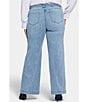 Color:Lakefront - Image 2 - Plus Size Teresa Stretch Wide Leg Slight Knicking Jeans