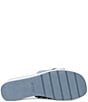 Color:Blue Sky - Image 5 - Reesie Leather Platform Wedge Toe Ring Sandals