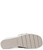 Color:Pewter - Image 5 - Reesie Metallic Suede Platform Wedge Toe Ring Sandals