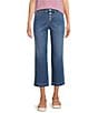 NYDJ Relaxed Piper Button Front Crop Jeans, Color:Costa Brava - Image 1