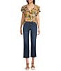 NYDJ Relaxed Piper Crop Jeans, Color:Rio Rapids - Image 3