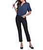 NYDJ Sheri Slim Ankle Jeans, Color:Black - Image 4