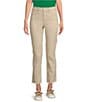 NYDJ Stretch Denim Sheri Slim Straight Fit Mid Rise Jeans, Color:Feather - Image 1