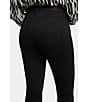 NYDJ Sheri Slim Mid Rise Stretch Denim Jeans, Color:Black - Image 5