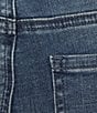 Color:Blue Island - Image 4 - Sheri Slim Rolled Cuff Cropped Denim Jeans