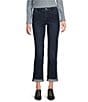 NYDJ Sheri Lift Tuck® Stretch Denim Slim Leg Rolled Cuff Cropped Denim Jeans, Color:Wellspring - Image 1