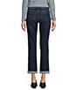 NYDJ Sheri Lift Tuck® Stretch Denim Slim Leg Rolled Cuff Cropped Denim Jeans, Color:Wellspring - Image 2