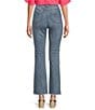 Color:Crescent - Image 2 - Slim Straight High Rise Stretch Denim Cropped Ankle Jeans