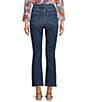 Color:Awakening - Image 2 - Slim Straight High Rise Stretch Denim Cropped Ankle Jeans