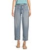 NYDJ Stretch Denim High Rise Wide Leg Ankle Jeans, Color:Santiago Sea - Image 1
