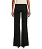 NYDJ Stretch Ponte Pull-On Flared Leg Trousers, Color:Black - Image 2