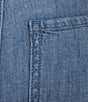 Color:Corfu - Image 4 - Teresa High Rise Wide Leg 4-Pocket Style Jeans