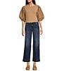 NYDJ Teresa Lift Tuck® Stretch Denim Wide Leg Released Hem Ankle Jeans, Color:Moonlight - Image 3