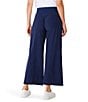 Color:Ink - Image 2 - NZ ACTIVE by NIC + ZOE Solid Woven Tech Stretch Wide Leg Pull-On