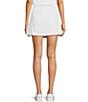 Color:Paper White - Image 2 - NZ ACTIVE by NIC+ZOE Woven Tech Stretch Lined Faux Wrap Slant Pocket Skort