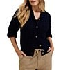 nz by NIC + ZOE Cable Knit Round Neck Button Front Cardigan - Image 1