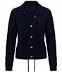 nz by NIC + ZOE Cable Knit Round Neck Button Front Cardigan - Image 4