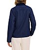 nz by NIC + ZOE Denim Point Collar Button-Front Trucker Jacket - Image 2