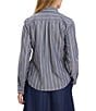 nz by NIC + ZOE Dobby Stripe Point Collar Long Sleeve Button-Front Shirt - Image 2