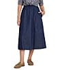 nz by NIC + ZOE Drapey Denim Cargo Pull-On Skirt - Image 1