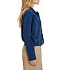 nz by NIC + ZOE Terry Bubble Point Collar Button-Front Jacket - Image 3