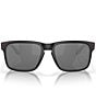 Color:Shiny Black - Image 2 - Men's 0OO9102 Holbrook 57mm Square Sunglasses