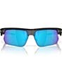 Color:Matte Grey Camo/Prizm Sapphire - Image 2 - Men's 0OO9400 Sphaera 50mm Rectangle Polarized Sunglasses