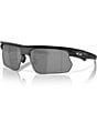 Color:Matte Black/Prizm Black - Image 1 - Men's 0OO9400 Sphaera 50mm Rectangle Polarized Sunglasses