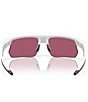 Color:Matte White/Prizm Field - Image 4 - Men's 0OO9400 Sphaera 50mm Rectangle Sunglasses