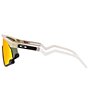 Color:Ruby/White - Image 3 - Men's BXTR Prizm 55mm Rectangular Ombre Shield Sunglasses