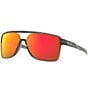 Color:Smoke - Image 1 - Men's Castel OO9147 63mm Rectangle Sunglasses