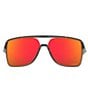 Color:Smoke - Image 2 - Men's Castel OO9147 63mm Rectangle Sunglasses