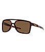 Color:Tortoise - Image 1 - Men's Castel OO9147 63mm Rectangle Sunglasses