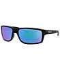 Color:Matte Black Sapphire - Image 1 - Men's Gibston Polarized Sunglasses