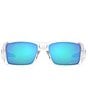 Color:Clear - Image 2 - Men's Heliostat Clear Polarized Rectangle Sunglasses