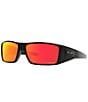 Color:Ruby - Image 1 - Men's Heliostat Rectangle Sunglasses