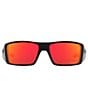 Color:Ruby - Image 2 - Men's Heliostat Rectangle Sunglasses