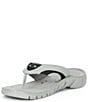 Color:Stone Gray - Image 4 - Men's O Coil Flip-Flop Sandals