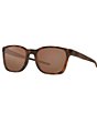 Color:Tortoise - Image 1 - Men's Ojector 55mm Square Sunglasses