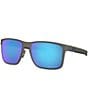 Color:Grey/Blue - Image 1 - Men's OO4123 Holbrook 55mm Polarized Square Sunglasses