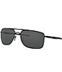 Color:Black - Image 1 - Men's OO4124 Gauge 62mm Rectangle Sunglasses