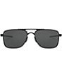 Color:Black - Image 2 - Men's OO4124 Gauge 62mm Rectangle Sunglasses