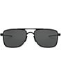 Color:Black - Image 2 - Men's OO4124 Gauge 8 62mm Polarized Rectangle Sunglasses