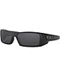 Color:Black - Image 1 - Men's OO9014 Gascan 60mm Polarized Rectangle Sunglasses